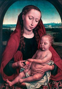La Virgen y el Niño, c. 1453-1494 de Hans Memling