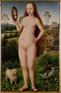 Vanidad, panel central del Tríptico de la Vanidad Terrenal y la Salvación Divina, c.1485