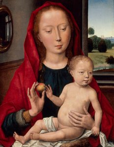 Virgen con el Niño de Hans Memling