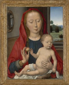 Virgen y Niño, 1485-90 de Hans Memling