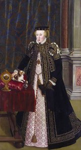 Archiduquesa Ana de Baviera (1528-90), hija de Fernando I, Emperador del Sacro Imperio Romano, 1556 de Hans Muelich or Mielich