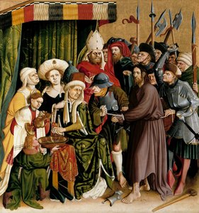 Cristo ante Pilato. Las alas del altar de Wurzach, 1437