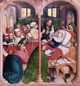 Ala del Altar Wurzacher: La muerte de María
