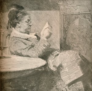 Retrato de la Madre del Artista de Hans Nikolaj Hansen