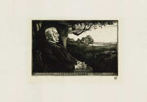 Retrato del compositor Johan Peter Emilius Hartmann 1805-1900, 1897