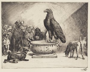 El águila y los perros