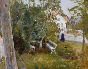 paisaje de verano de Hans Olaf Heyerdahl