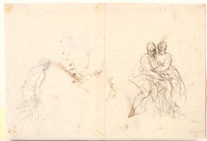 Estudio de varias figuras de Hans Rottenhammer
