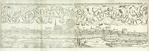 Vista de la ciudad de Viena en 1548, 1550