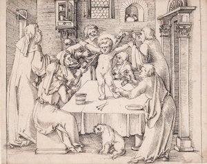 El martirio de San Simón de Trento de Hans Schäufelein