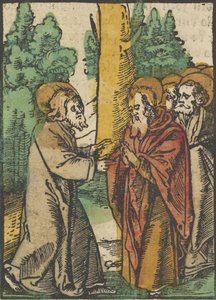 Cristo enseñando a los discípulos, 1, de Das Plenarium, 1517