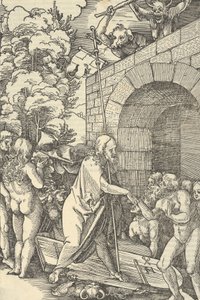 Cristo en el limbo, del Speculum passionis domini nostri Ihesu Christi de Hans Schäufelein the Elder