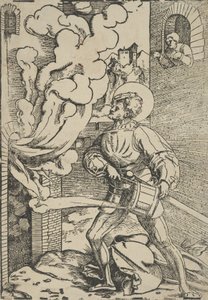 San Florián (reimpresión) de Hans Schäufelein the Elder