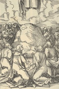 La Ascensión de Cristo, del Speculum passionis domini nostri Ihesu Christi, 1507 de Hans Schäufelein the Elder