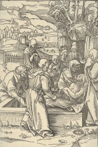 El Entierro, de Speculum passionis domini nostri Ihesu Christi, 1507 de Hans Schäufelein the Elder