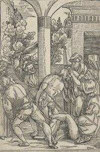 La flagelación, de La vida de Cristo, ca. 1511-12 de Hans Schäufelein the Elder