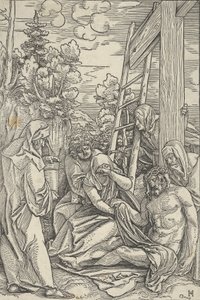 El Lamento, de La Vida de Cristo de Hans Schäufelein the Elder