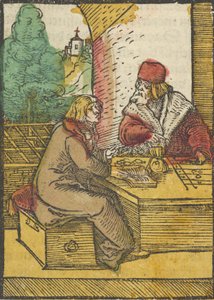 La parábola del hombre rico y el ama de llaves, 2, de Das Plenarium, 1517