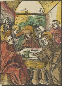 Las bodas de Caná, de Das Plenarium, 1517 de Hans Schäufelein the Elder