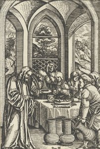 La Boda en Caná, de La Vida de Cristo de Hans Schäufelein the Elder