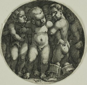 Ocho chicos de Hans Sebald Beham