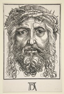 Cabeza de Cristo coronada de espinas de Hans Sebald Beham