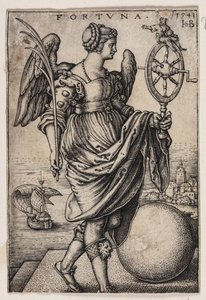 Lykke (Fortuna) de Hans Sebald Beham