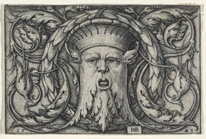 Mascarón, 1543 de Hans Sebald Beham