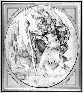 San Cristóbal de Hans Sebald Beham