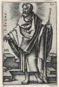 San Judas Tadeo, 1541-46 de Hans Sebald Beham