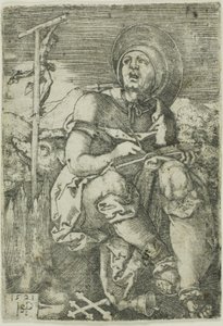 San Antonio el Ermitaño de Hans Sebald Beham