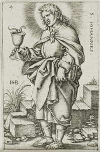 San Juan, lámina 4 de Los Doce Apóstoles de Hans Sebald Beham