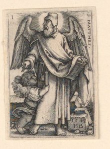 San Mateo, de Los Cuatro Evangelistas de Hans Sebald Beham