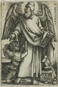 San Mateo, de Los Cuatro Evangelistas de Hans Sebald Beham
