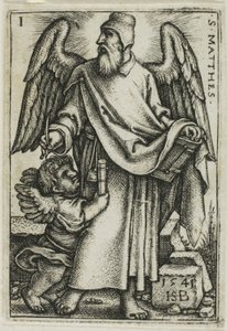 San Mateo, de Los Cuatro Evangelistas de Hans Sebald Beham