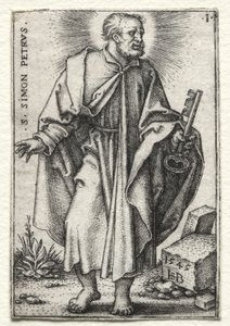 St. Simon Peter de Hans Sebald Beham