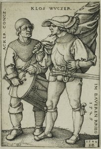 Abanderado y tamborilero