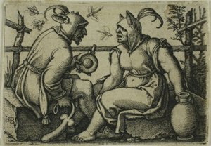El necio y la necia de Hans Sebald Beham