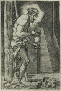 El hombre de los dolores de Hans Sebald Beham