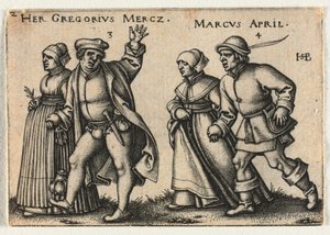 La boda campesina o los doce meses: 3-Her Gregorius Mercz 4-Marcus April