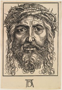 La cabeza de Cristo coronado de espinas de Hans Sebald Beham
