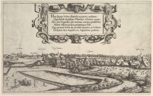 Vista de Núremberg desde el oeste, 1552