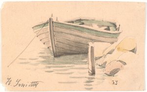 En un bote de remos de Hans Smidth