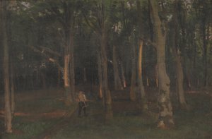 Bosque al Atardecer de Hans Smidth