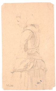 Campesina de pie de Hans Smidth