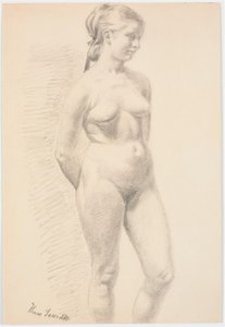 Modelo femenina de pie de Hans Smidth