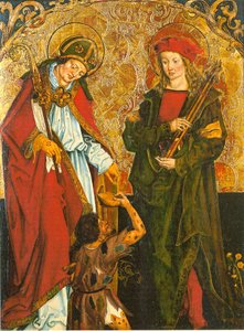 Santos Martín y Sebastián - Altar de Inzigkofen