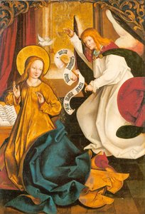 La Anunciación a María - Retablo de Inzigkofen