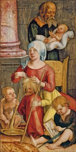 María Salomé y su familia, 1515 de Hans Suess Kulmbach