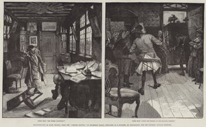 Ilustraciones, de la Edición del Jubileo de las Obras de Holberg, publicada por E Bojesen, de Copenhague, para el Festival del Jubileo de Holberg de Hans Tegner